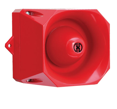 Werma WM 32 tne 9-60VDC RD Series Electronic Sounder Wall, IP66, DC 60V, 32-Tone 110 dB @ 1m