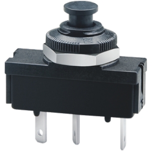 ETA 1410G1 Thermal Circuit Breaker - 1-Pole, Base, 1A Current Rating, 25 A, 250V ac, 50 V dc