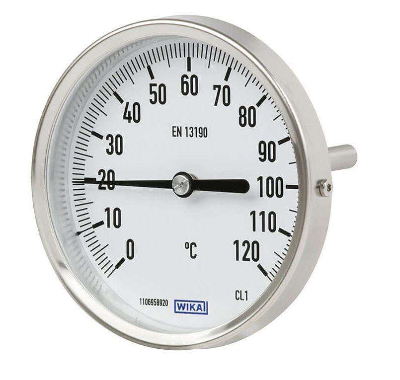 WIKA Dial Thermometer 120 °C, 14138818