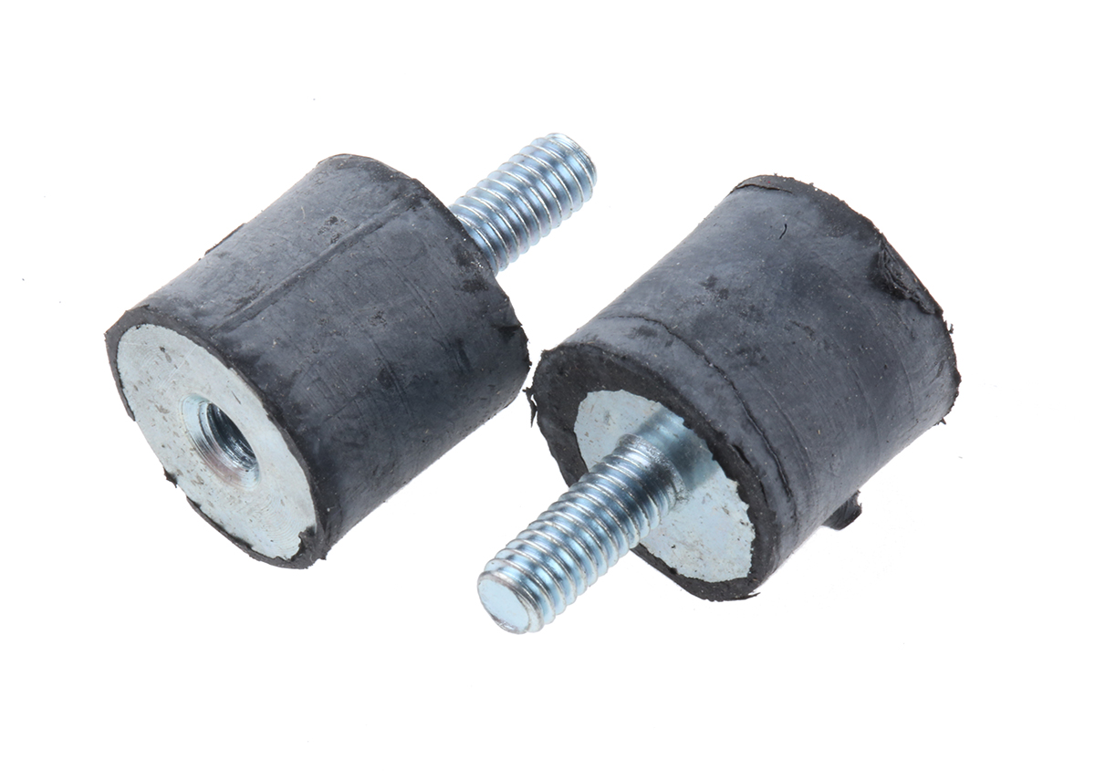 FIBET Fibet M4 x 10 mm Anti-Vibration Mount, Male to Female Bobbin with 19 daN Compression Load