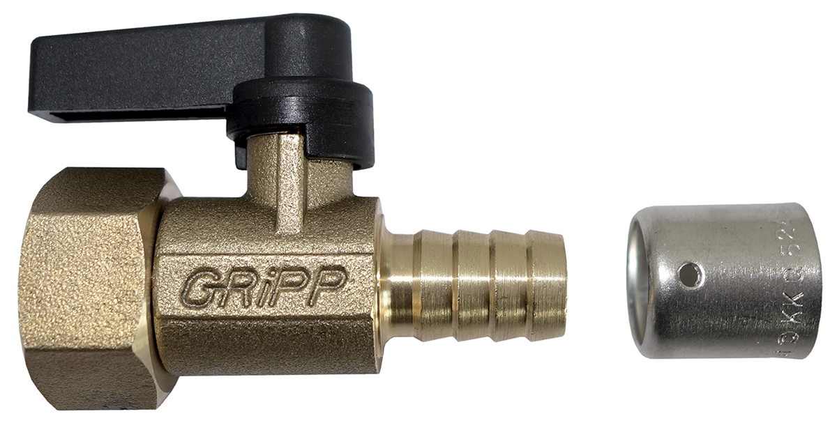 Watts Brass Pipe Fitting Compression Fitting, Male Metric 1/2 in to Male