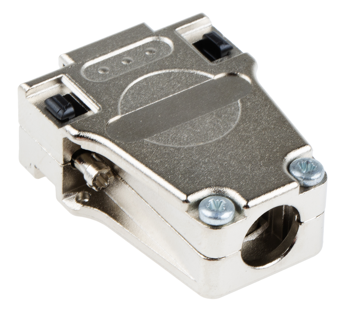 Phoenix Contact DSSC Series Die Cast Zinc Straight D-Sub Backshell, 9 Way Strain Relief
