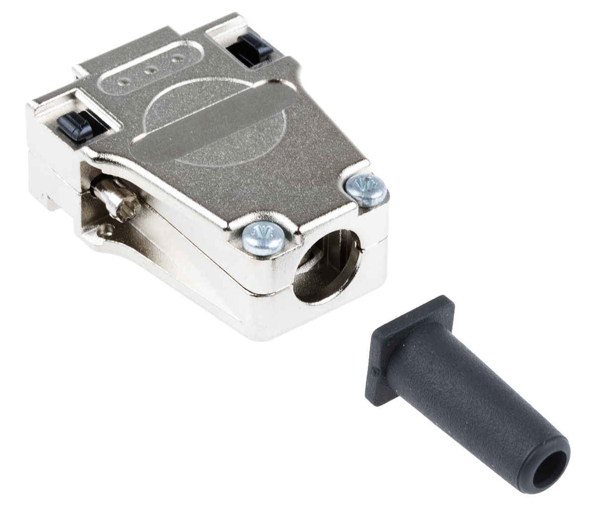 1419722 Phoenix Contact DSSC Series Die Cast Zinc Straight D-Sub Backshell, 9 Way Strain Relief