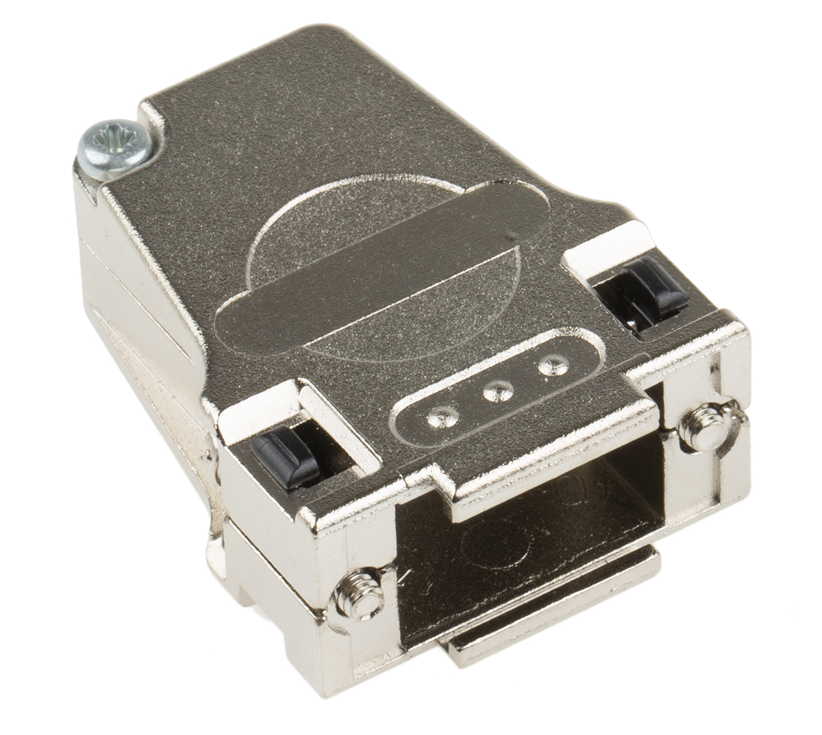 1419723 Phoenix Contact DSSC Series Die Cast Zinc Right Angle D-Sub Backshell, 9 Way Strain Relief