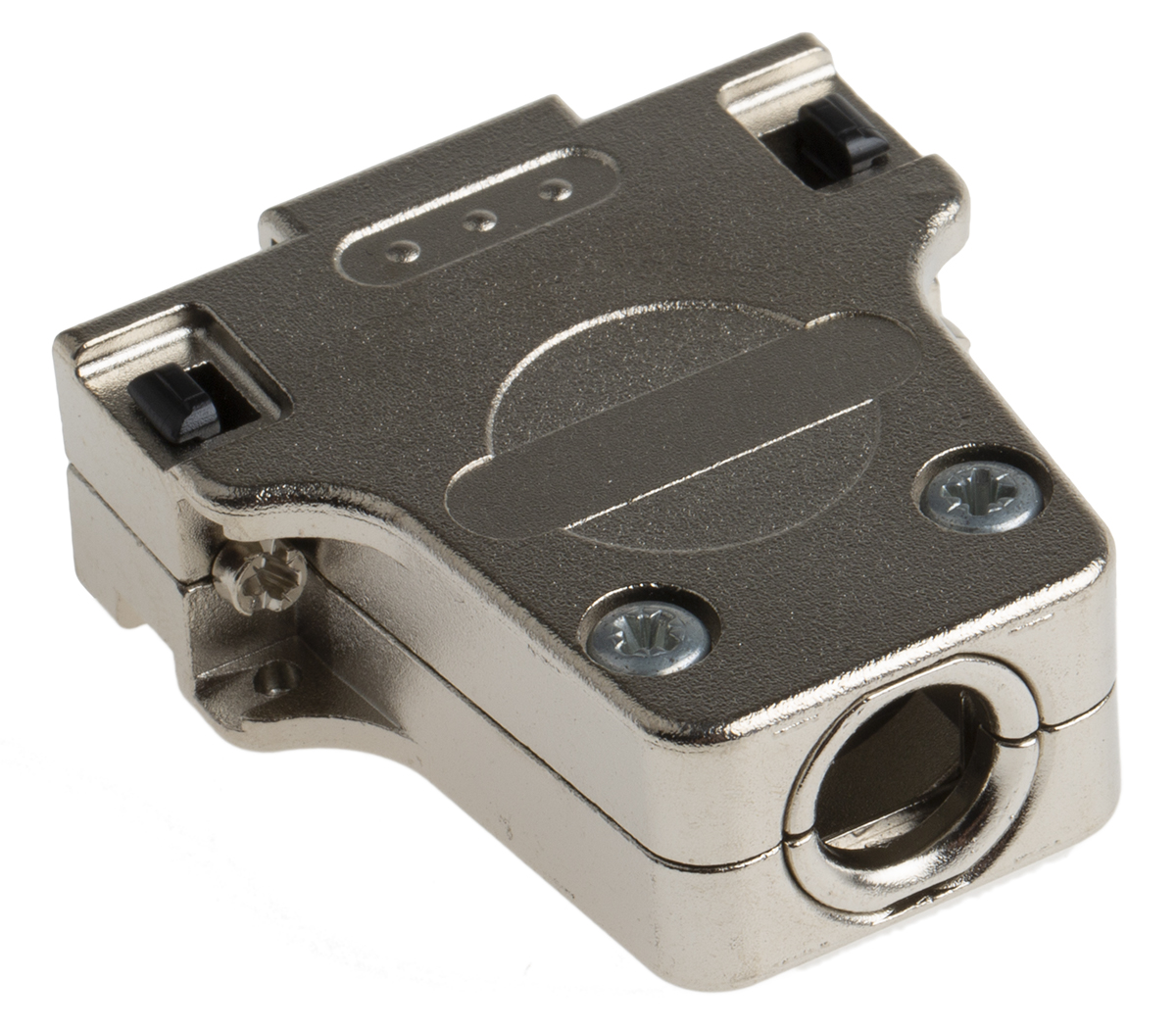 Phoenix Contact DSSC Series Die Cast Zinc Straight D-Sub Backshell, 15 Way Strain Relief