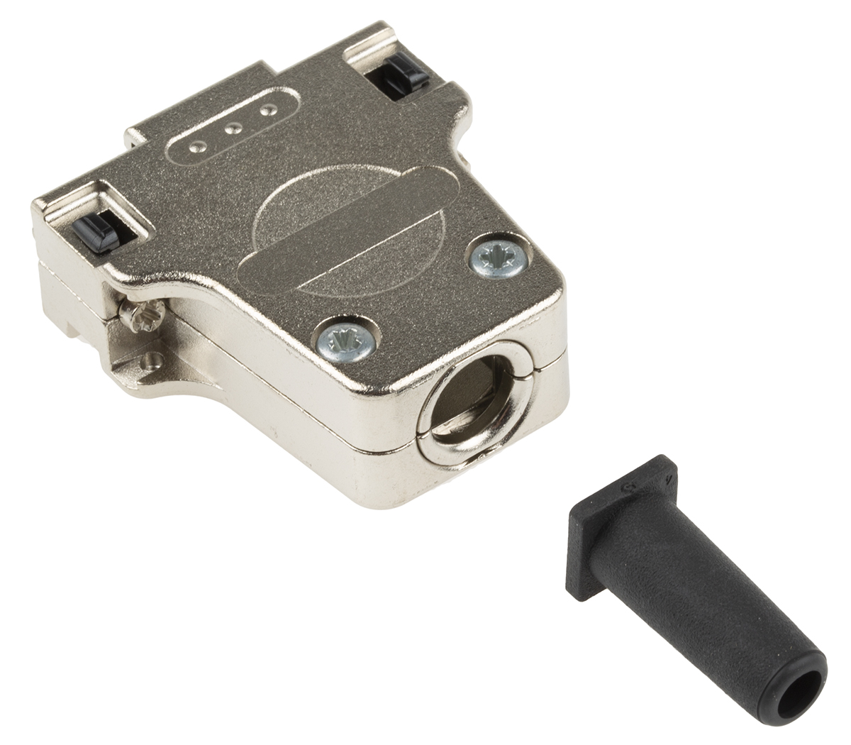 1419724 Phoenix Contact DSSC Series Die Cast Zinc Straight D-Sub Backshell, 15 Way Strain Relief