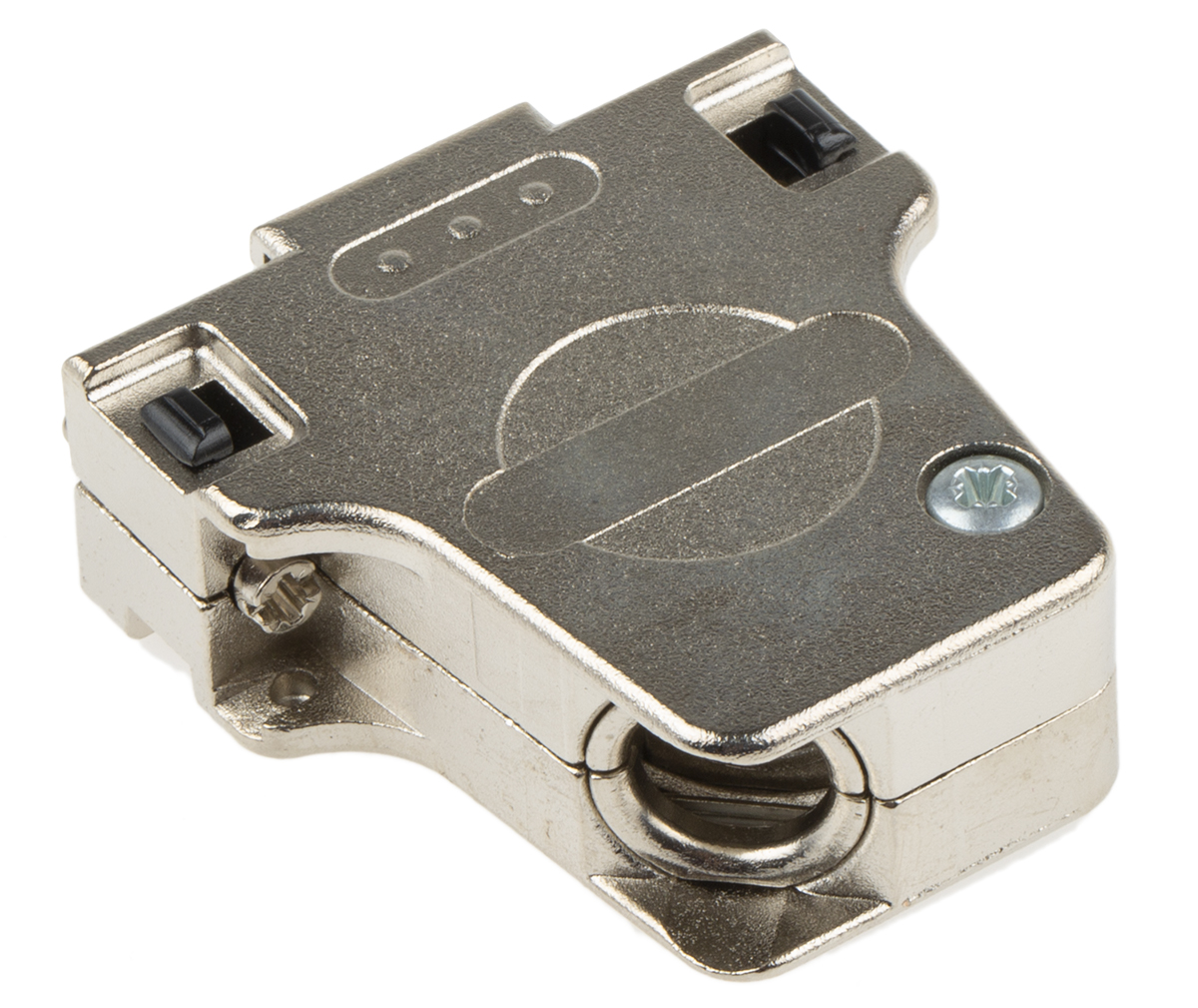 Phoenix Contact DSSC Series Die Cast Zinc Right Angle D-Sub Backshell, 15 Way Strain Relief