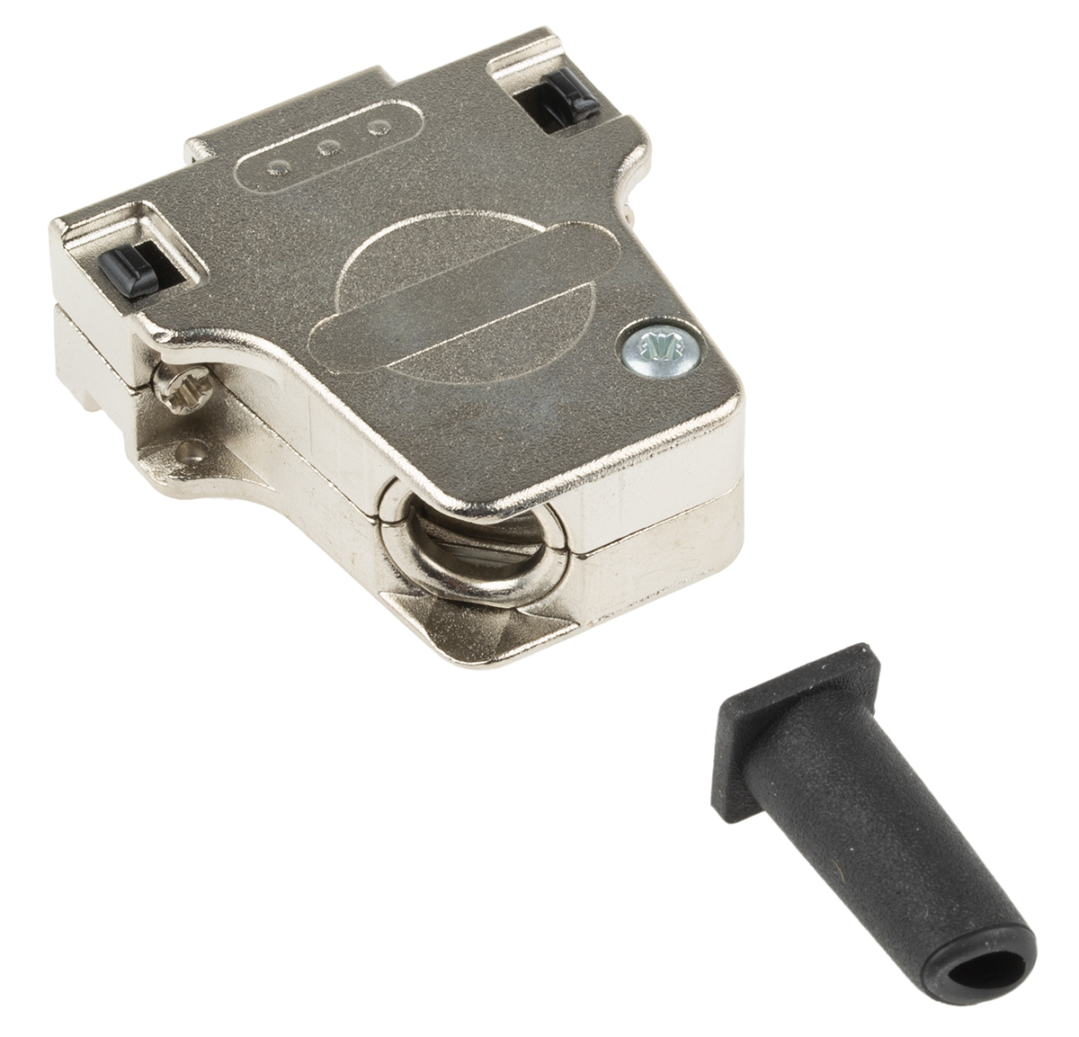 1419725 Phoenix Contact DSSC Series Die Cast Zinc Right Angle D-Sub Backshell, 15 Way Strain Relief