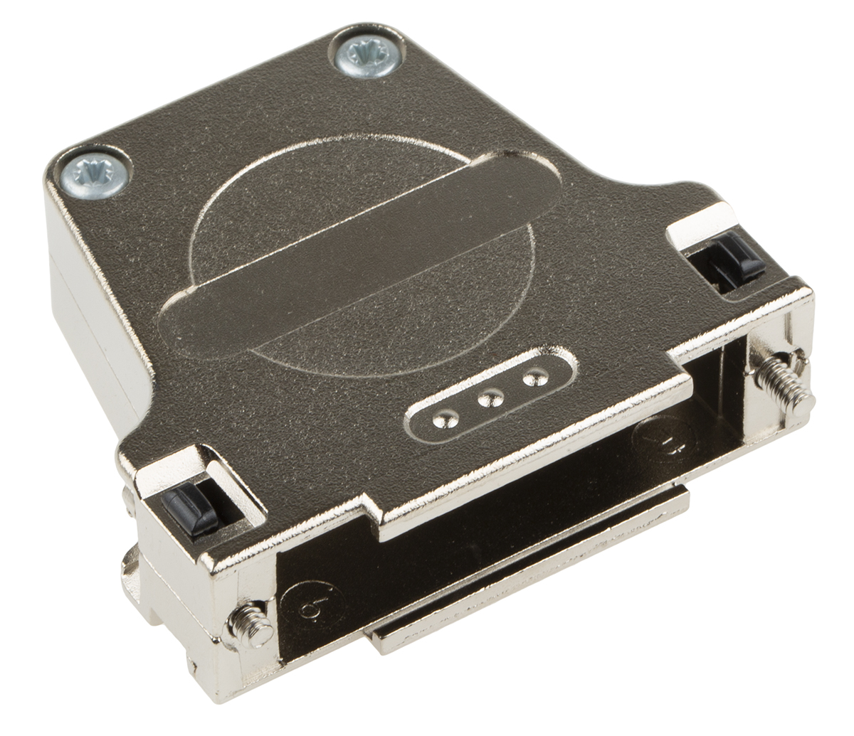 1419727 Phoenix Contact DSSC Series Die Cast Zinc Straight D-Sub Backshell, 25 Way Strain Relief