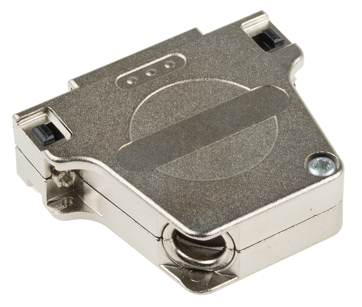 Phoenix Contact DSSC Series Die Cast Zinc Right Angle D-Sub Backshell, 25 Way Strain Relief
