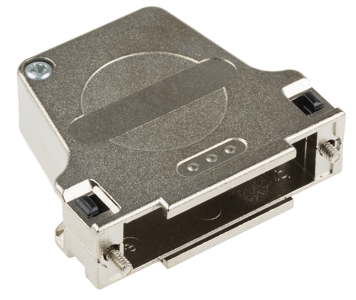 1419728 Phoenix Contact DSSC Series Die Cast Zinc Right Angle D-Sub Backshell, 25 Way Strain Relief