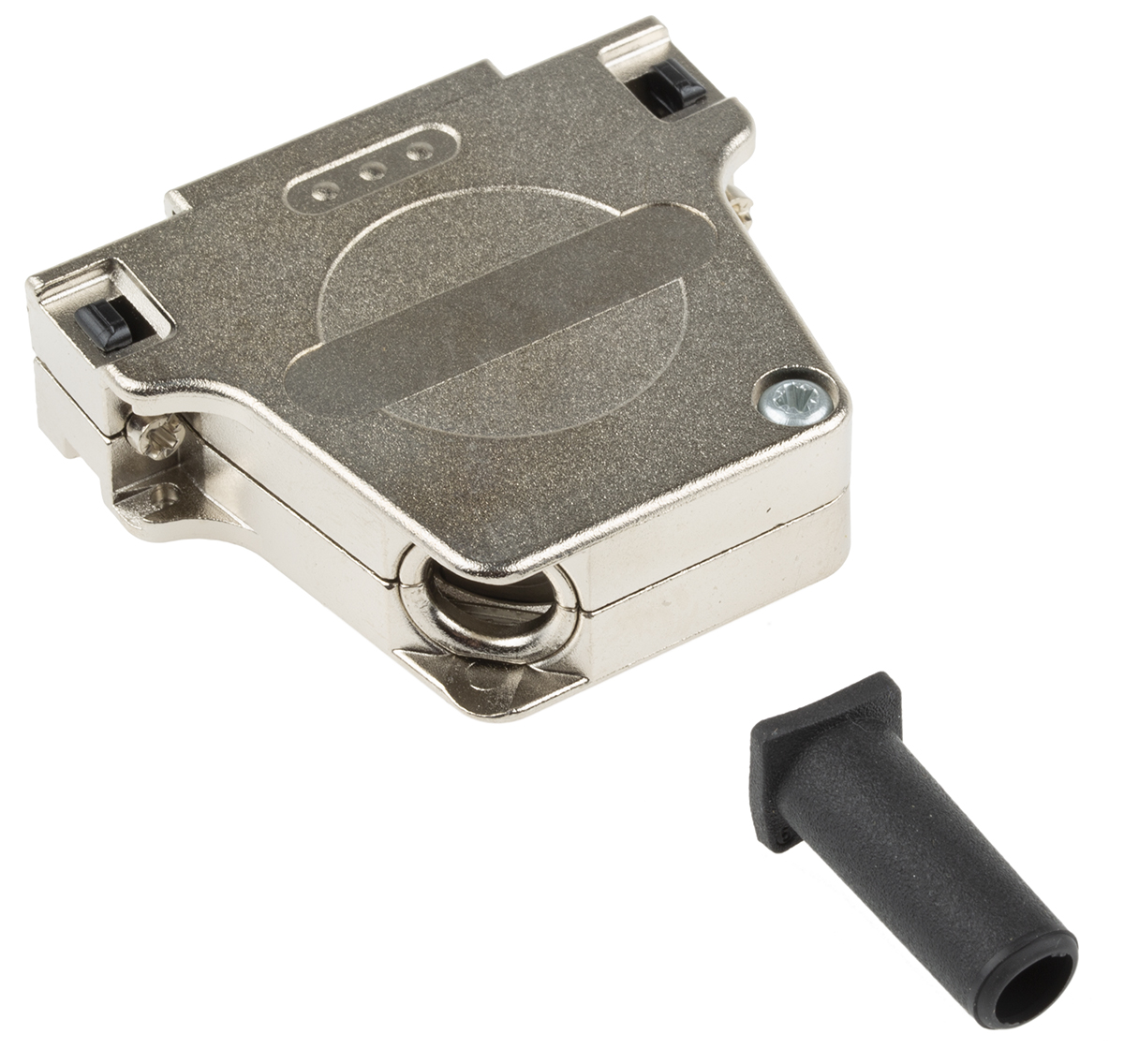 1419728 Phoenix Contact DSSC Series Die Cast Zinc Right Angle D-Sub Backshell, 25 Way Strain Relief