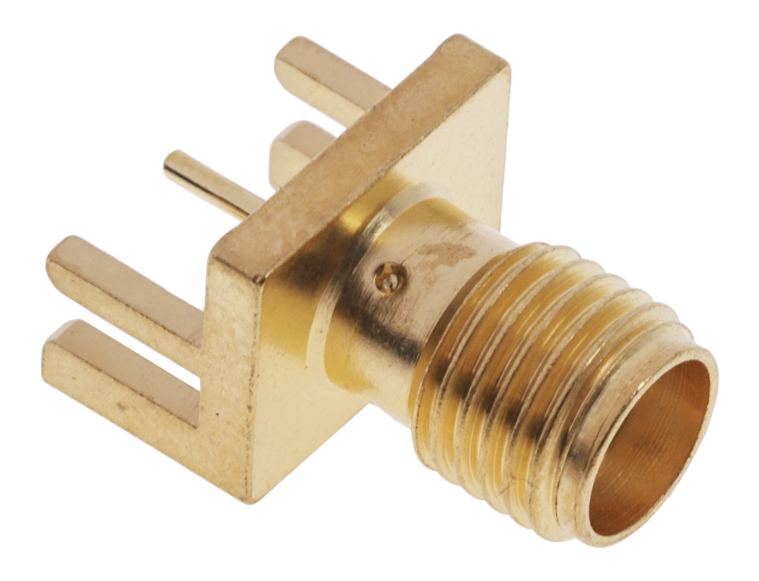Cinch 142 Series Edge Female SMA, 50 Ω, Straight Body Solder