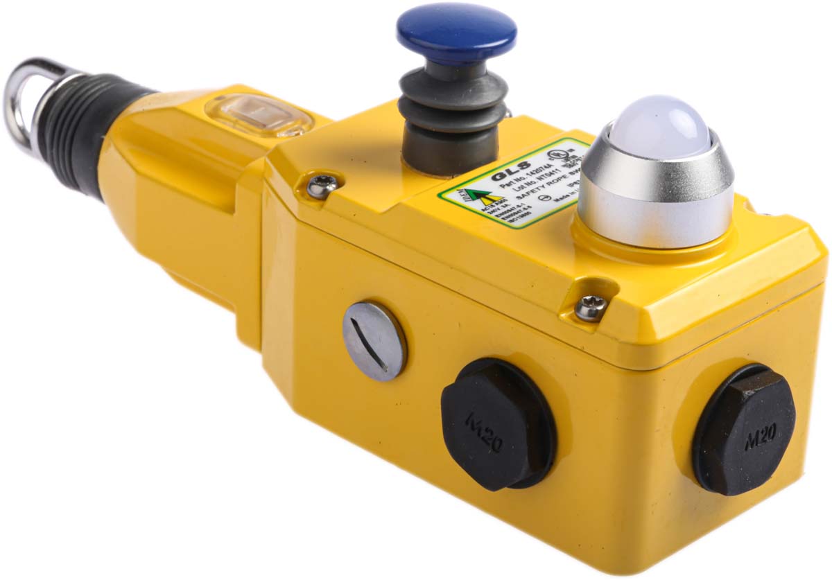 142074a IDEM GLS Rope Pull Switch 239 mm, Straight