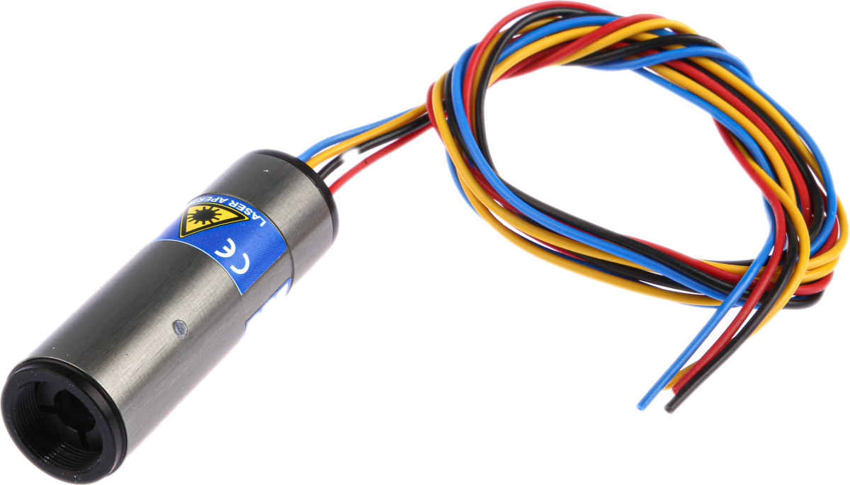 Global Laser 1421-93-000 Laser Module 520 nm 5 mW Modulating, PWM control Dot pattern 3V 1 V