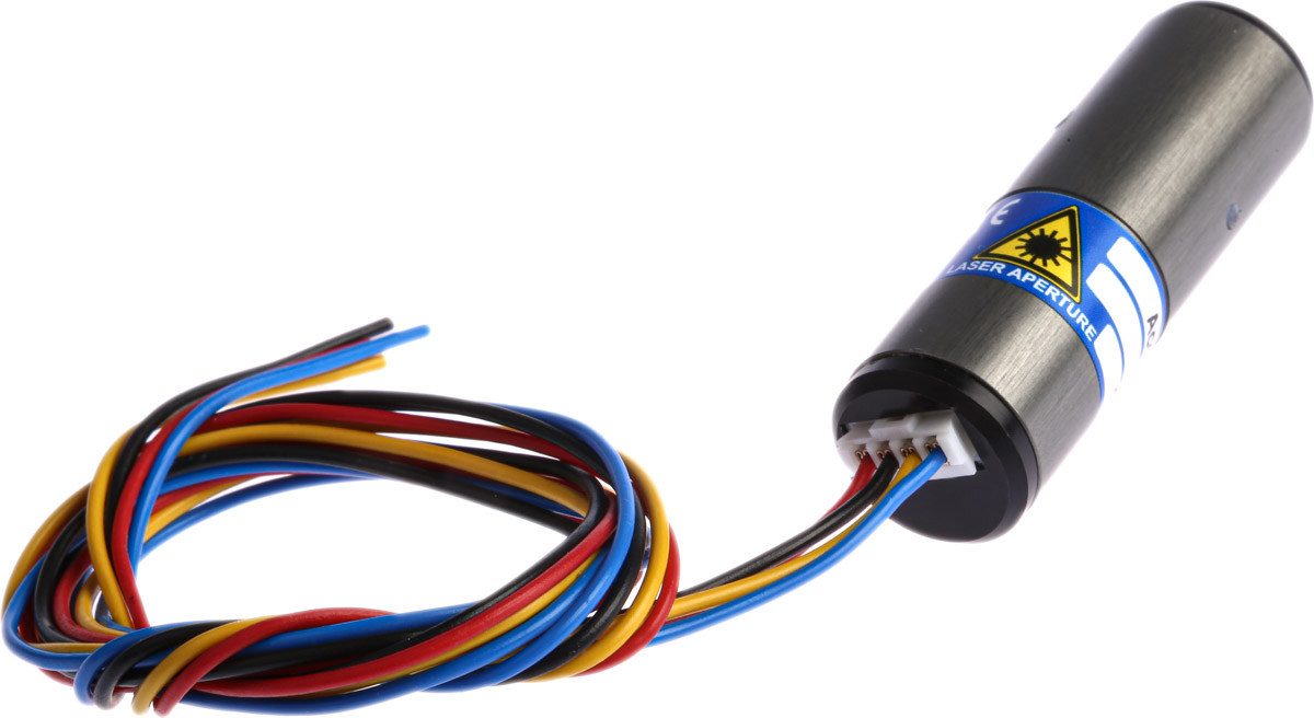 1421-93-000 Global Laser  Laser Module 520 nm 5 mW Modulating, PWM control Dot pattern 3V 1 V