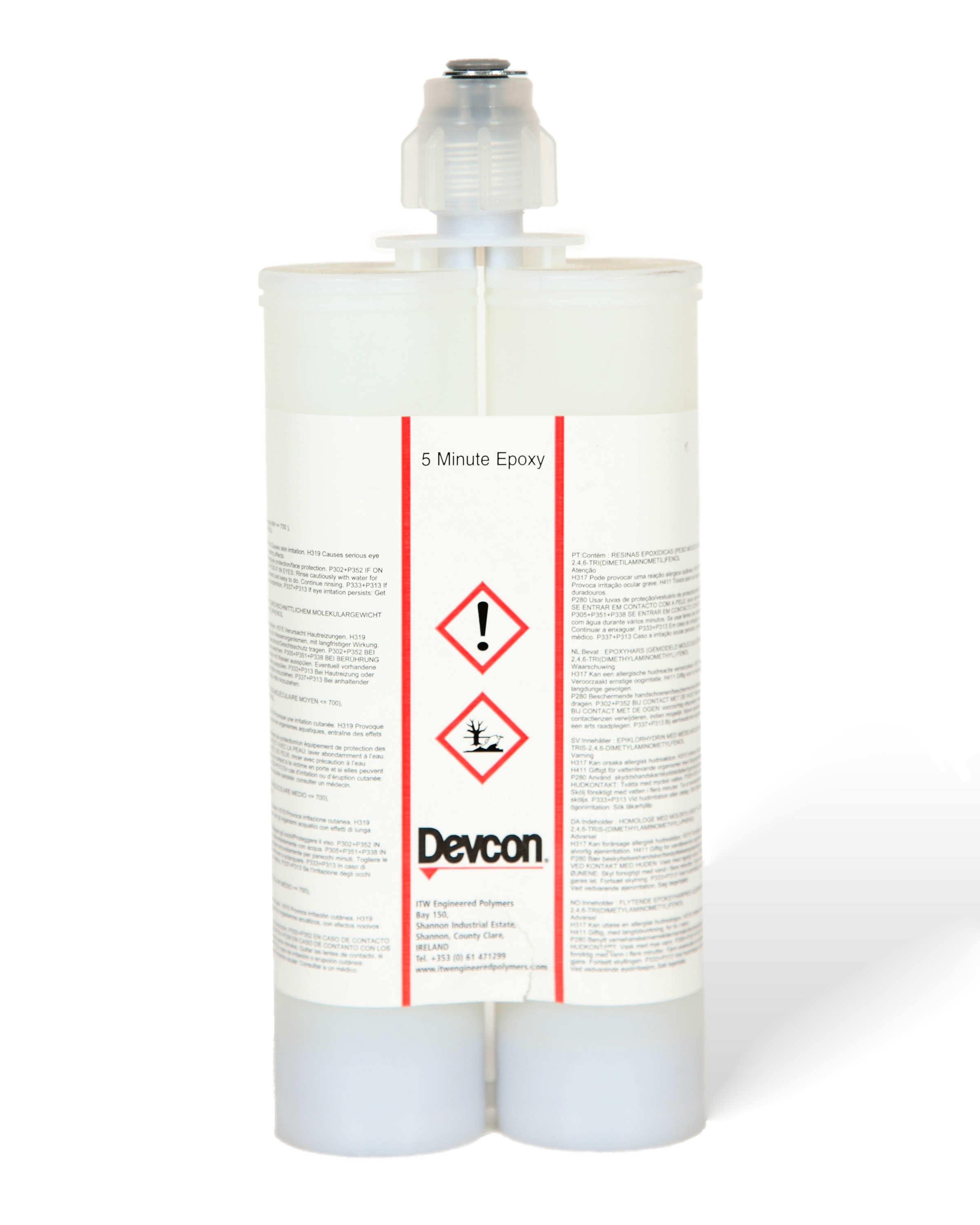 ITW Devcon 5 Minute Epoxy Amber Adhesive, 6 min Set Time