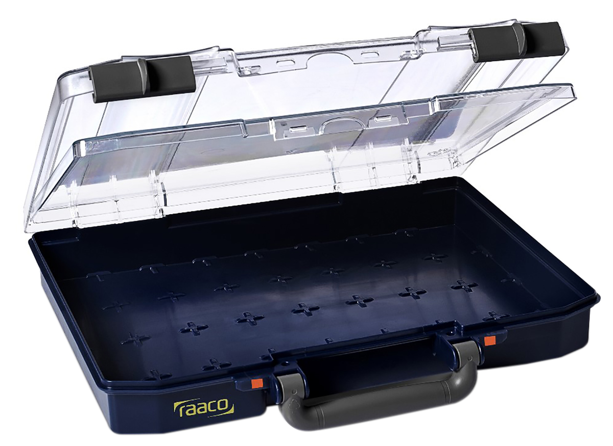 Raaco Blue Polypropylene Adjustable Compartments Compartment Box, 58 mm x 337mm x 278 mm
