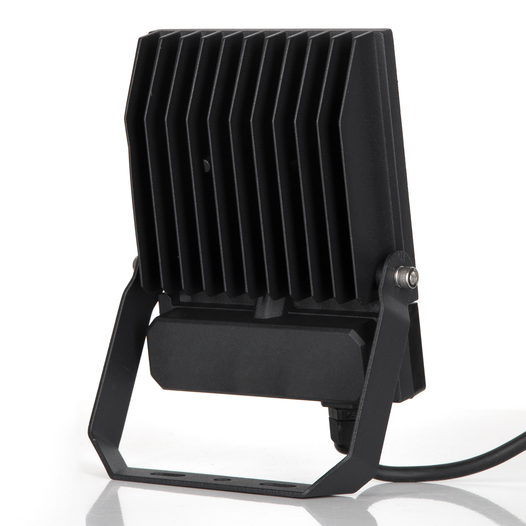 142978 Bailey Electric & Electronics bv Slim II PIR Included LED Floodlight, 1 LED, 50 W Black, 5500 lm, IP65, 240V