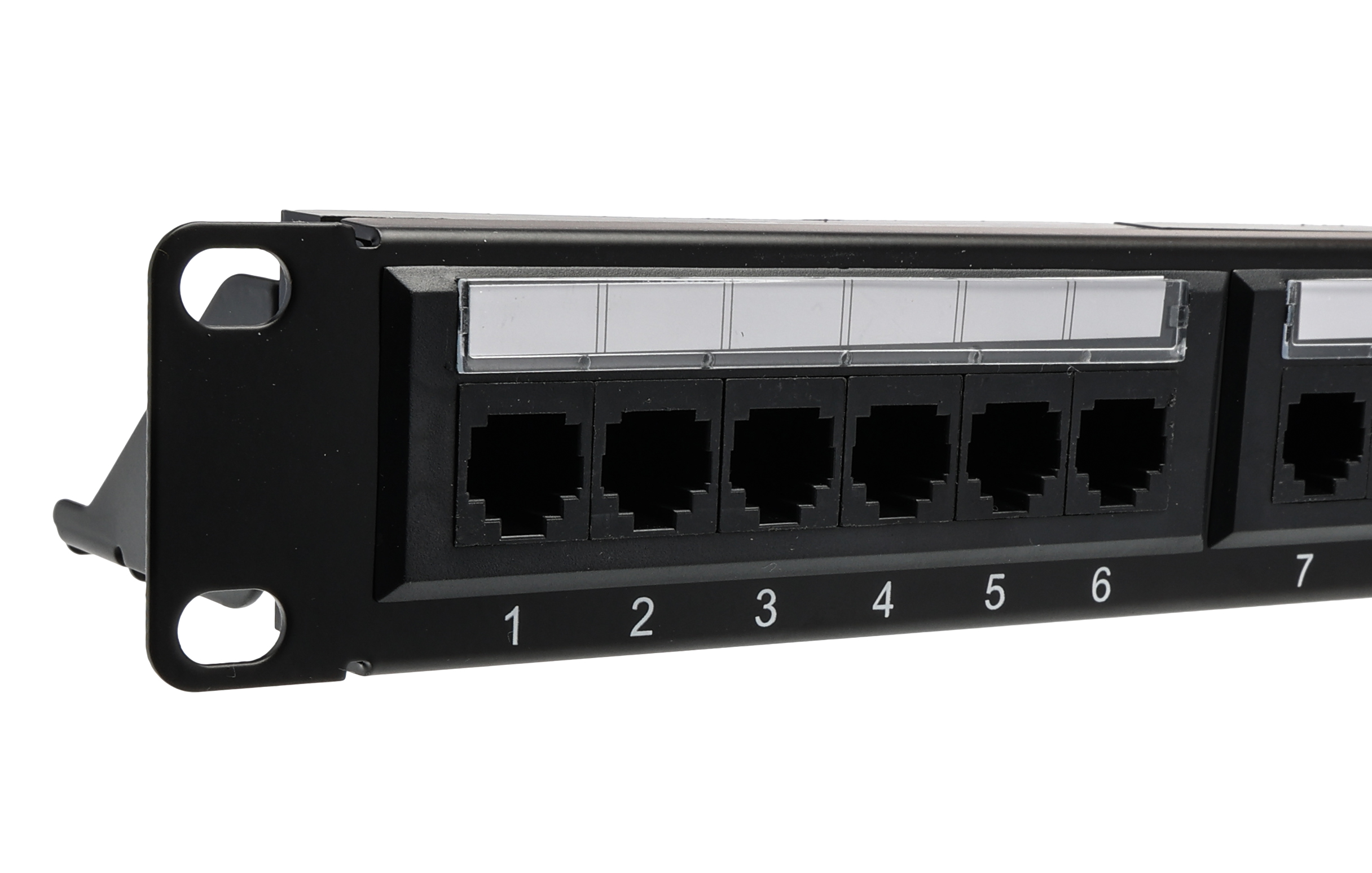 143-830 RS PRO Cat6 24 Port RJ45 RJ Patch Panel UTP 1 U Black