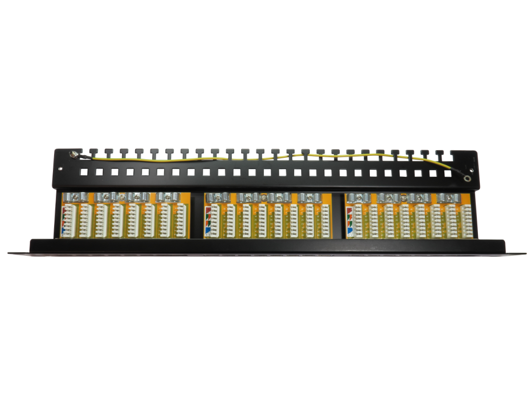 143-836 RS PRO Cat6 24 Port RJ45 RJ Patch Panel STP 1 U Black