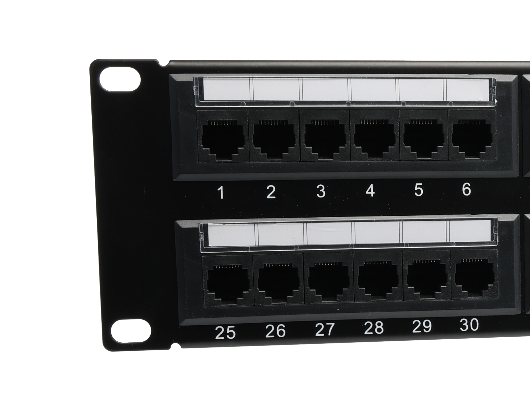 143-840 RS PRO Cat5e 48 Port RJ45 RJ Patch Panel UTP 2 U Black