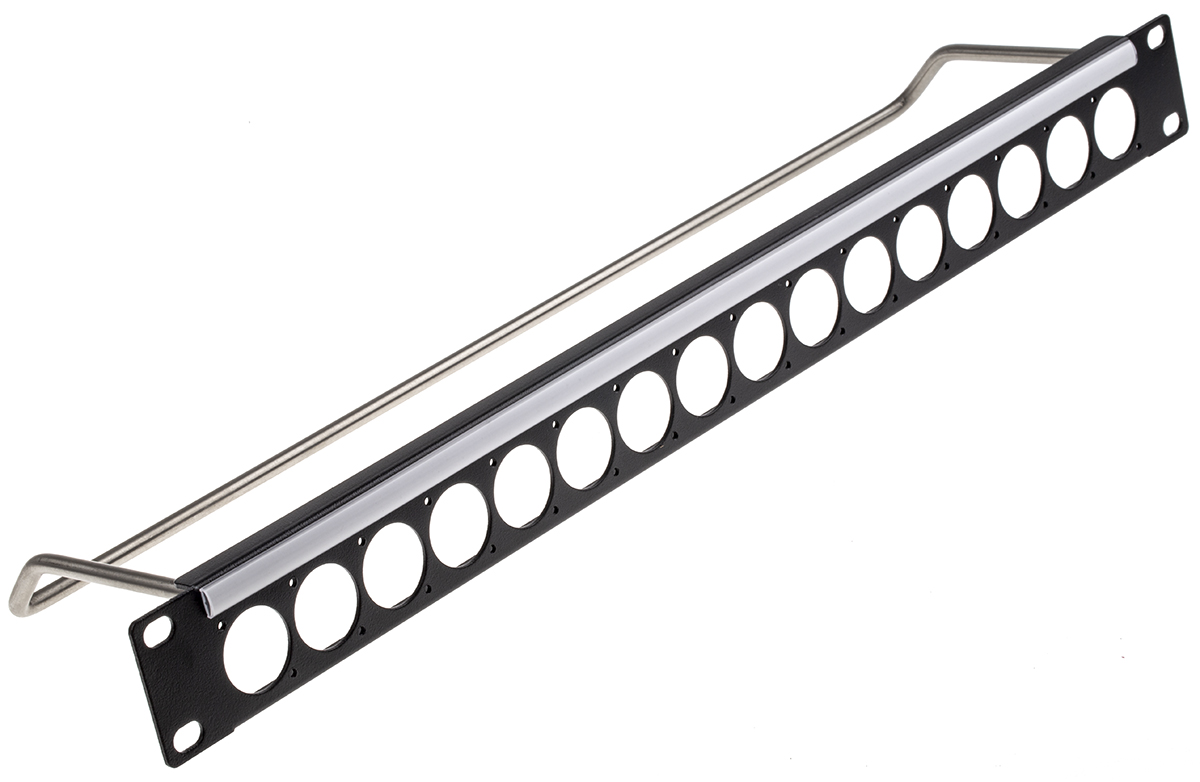 RS PRO Audio, Video Audio/Video 16 Port Patch Panel, 1 U Rack Height