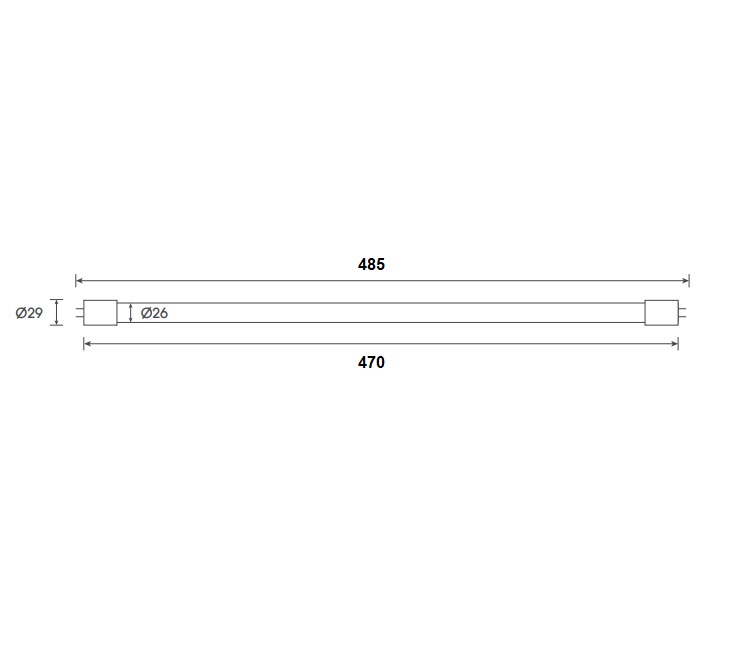 143871 Bailey Electric & Electronics bv 5 W LED Tube