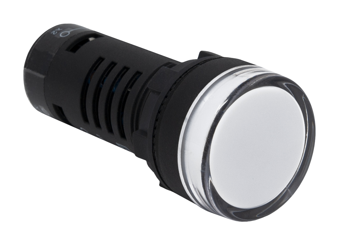 144-1175 RS PRO, LEDtec, Panel Mount Green, Red LED Pilot Light, 22 mm Cutout, IP65, Round, 24V ac/dc