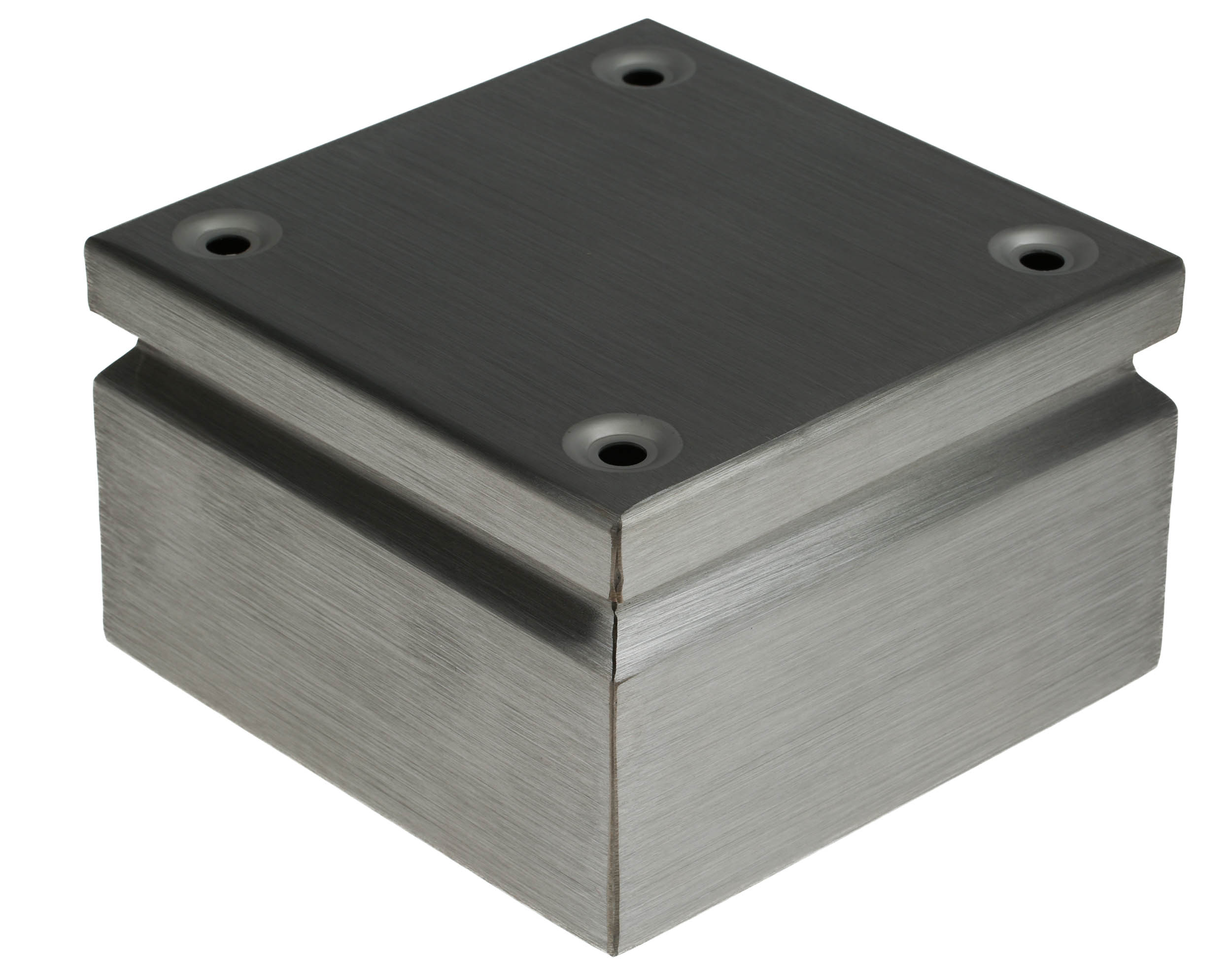RS PRO TLX Series Grey Stainless Steel Junction Box, IP66, 150 mm, 150mm 80 mm