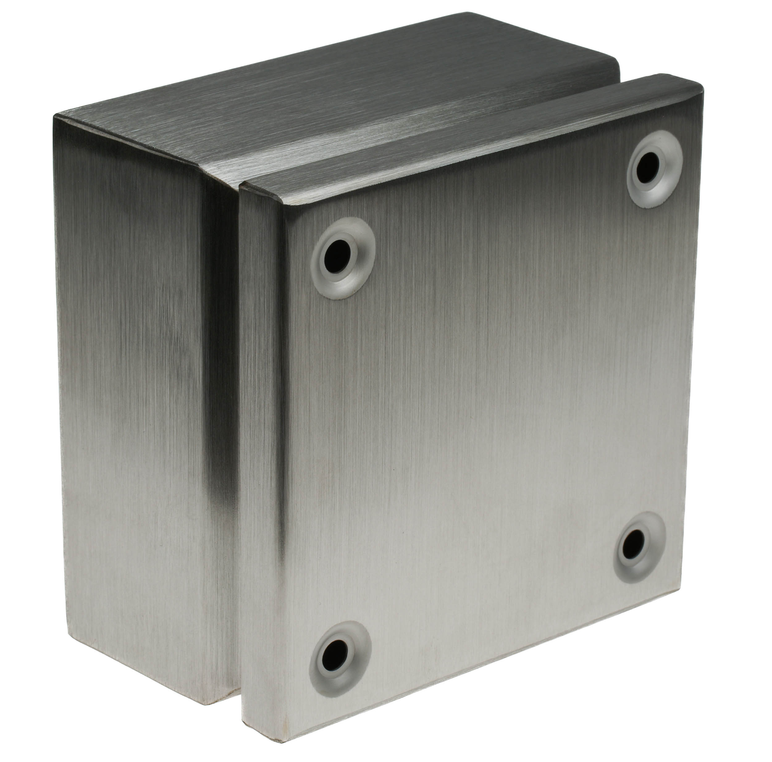 144-1348 RS PRO TLX Series Grey Stainless Steel Junction Box, IP66, 150 mm, 150mm 80 mm