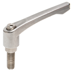 RS PRO Stainless Steel Clamping Lever, M6 x 20 mm