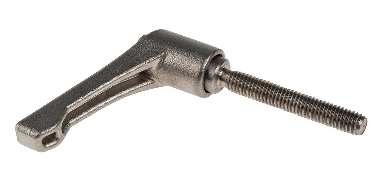 144-3606 RS PRO Stainless Steel Clamping Lever, M6 x 40 mm