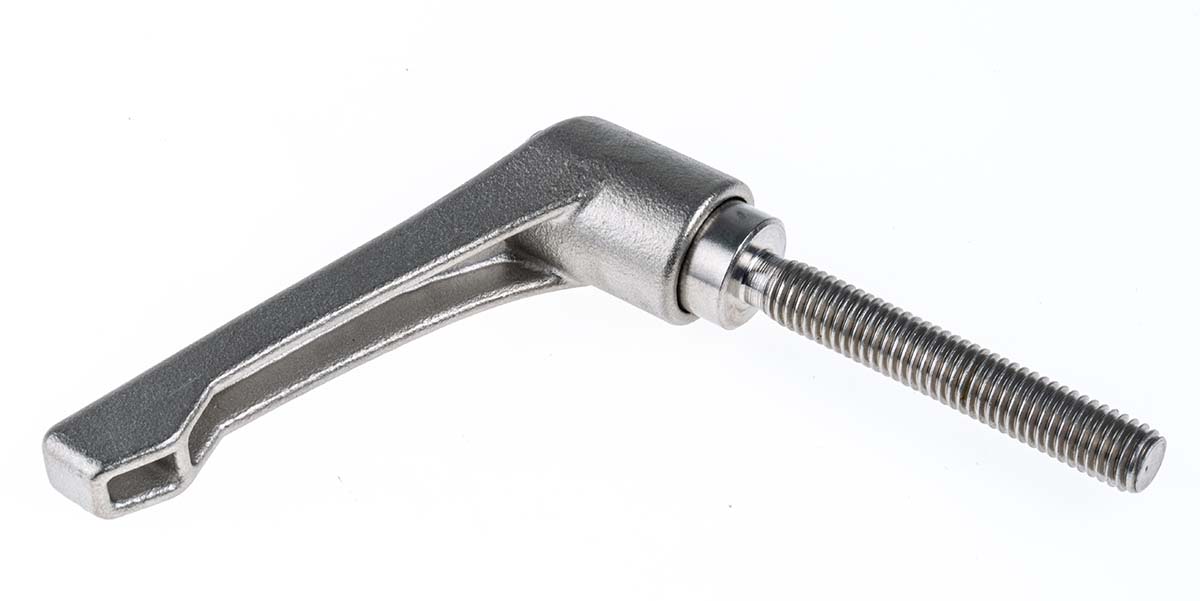 144-3612 RS PRO Stainless Steel Clamping Lever, M8 x 50 mm