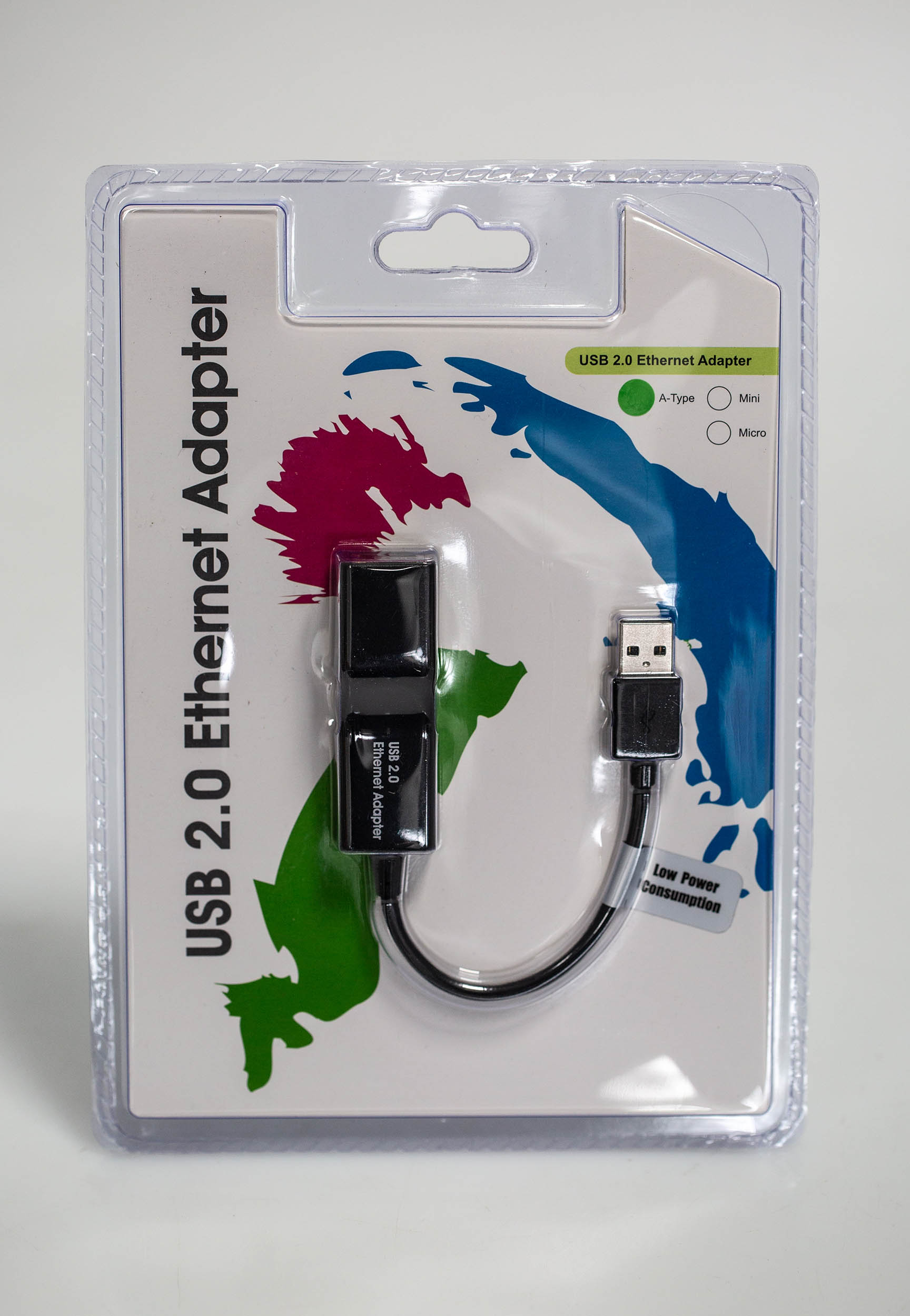 RS PRO USB Ethernet Adapter USB 2.0 100Mbps Network Speed