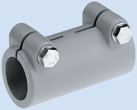 Rose+Krieger Sleeve Clamp, Connecting Component, Strut Profile 40 mm, Round Tube Size 40.15 mm
