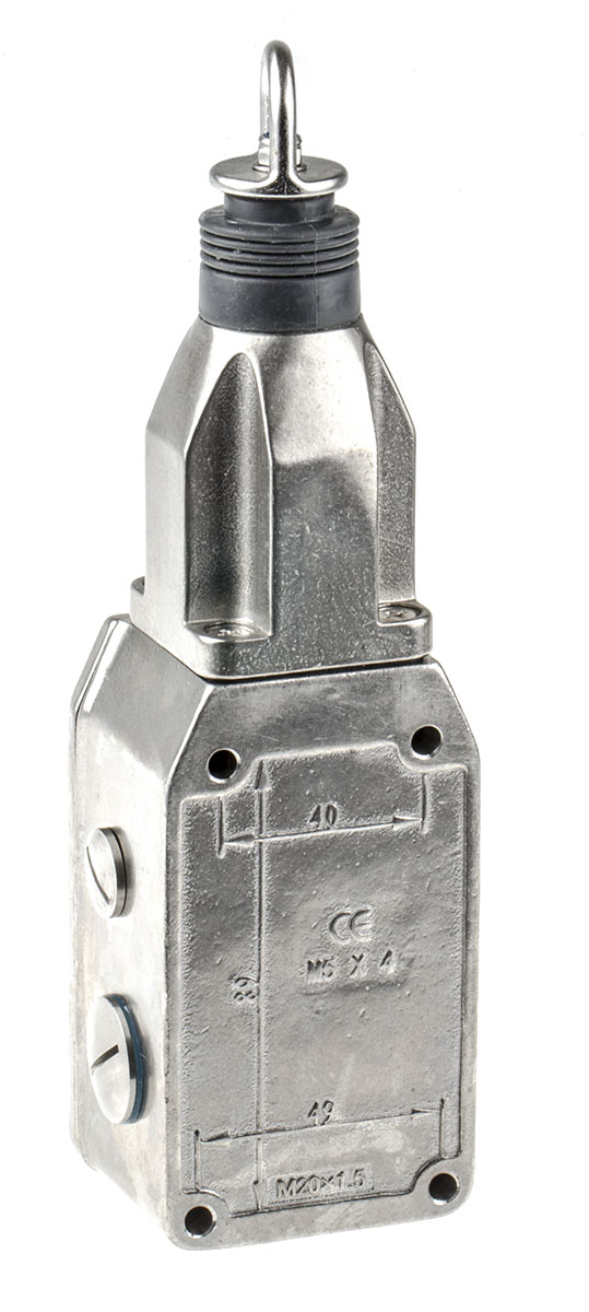 144015 IDEM GLS-SS Rope Pull Switch 239 mm, 2 NO/2 NC