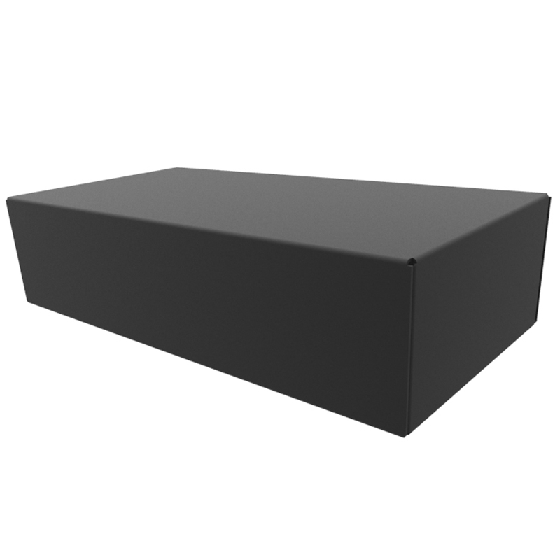 Hammond 1441 Series RAL 9005 Steel Enclosure Chassis, 51 mm H, 4in W, 102 mm D, 203.2 mm L For Use With 1441 Series