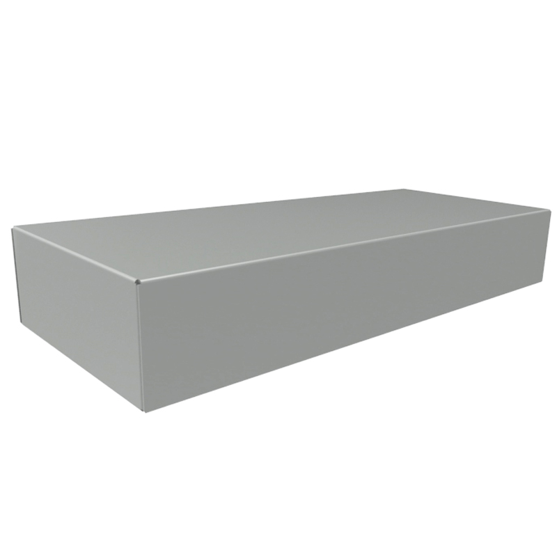 Hammond Steel Enclosure Chassis, 5 in H, 5in W, 342.9 mm L For Use With 1441 Series