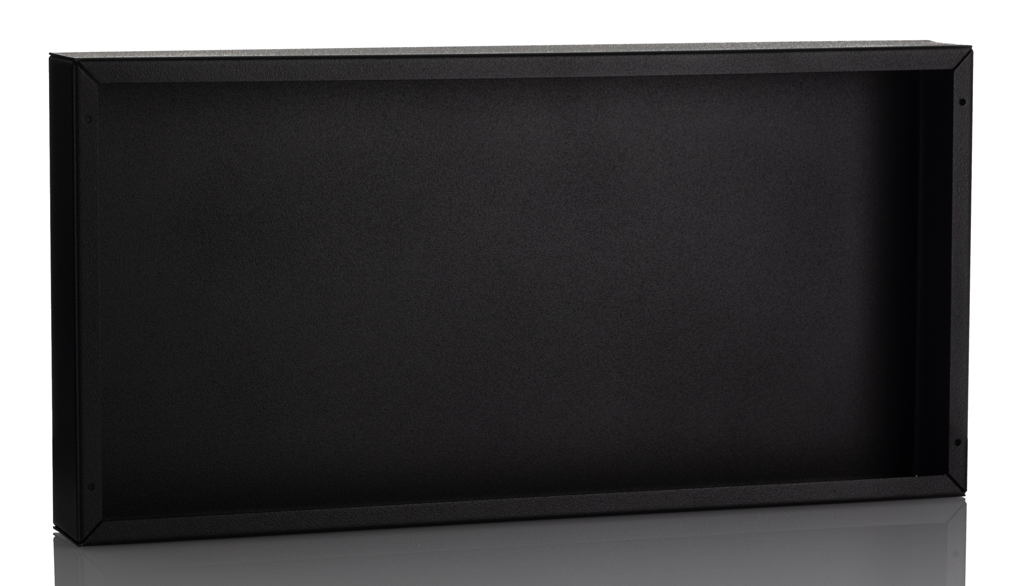 Hammond 1441 Series RAL 9005 Steel Enclosure Chassis, 51 mm H, 8in W, 203 mm D, 406.4 mm L For Use With 1441 Series