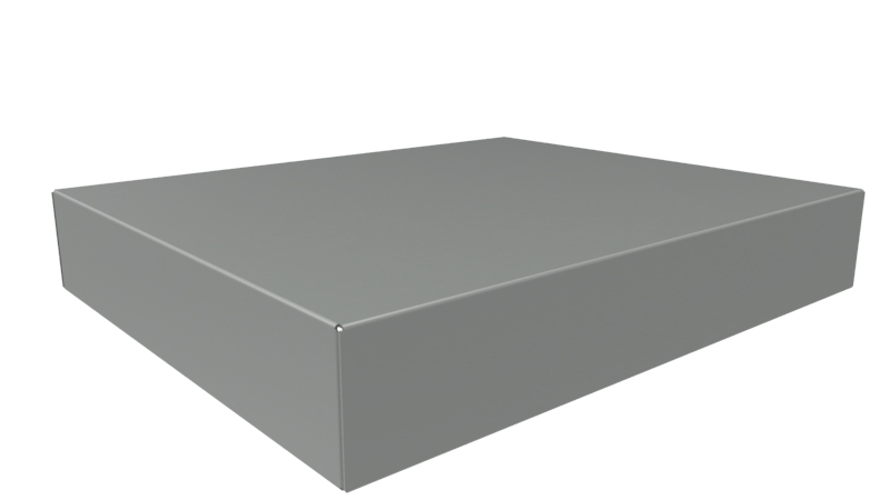 Hammond Steel Enclosure Chassis, 10 in H, 1in W, 304.8 mm L For Use With 1441 Series