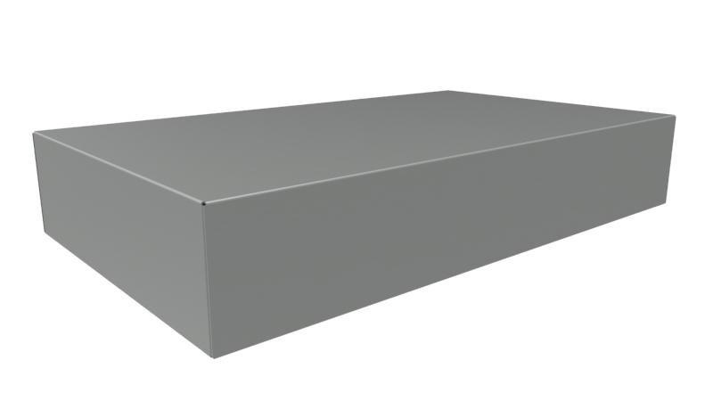 Hammond Steel Enclosure Chassis, 10 in H, 1in W, 14 in D, 431.8 mm L For Use With 1441 Series