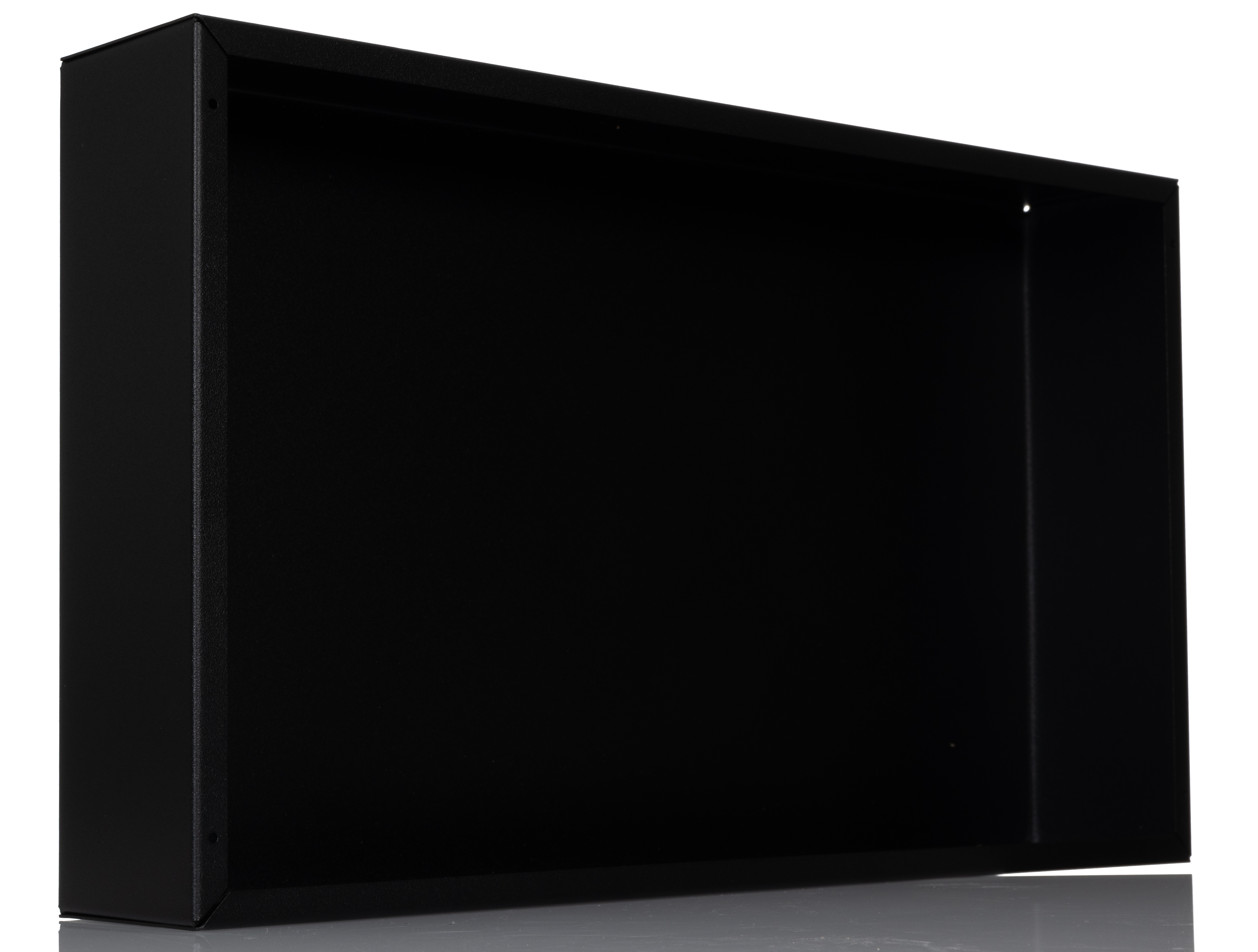Hammond 1441 Series RAL 9005 Steel Enclosure Chassis, 76 mm H, 1in W, 254 mm D, 431.8 mm L For Use With 1441 Series