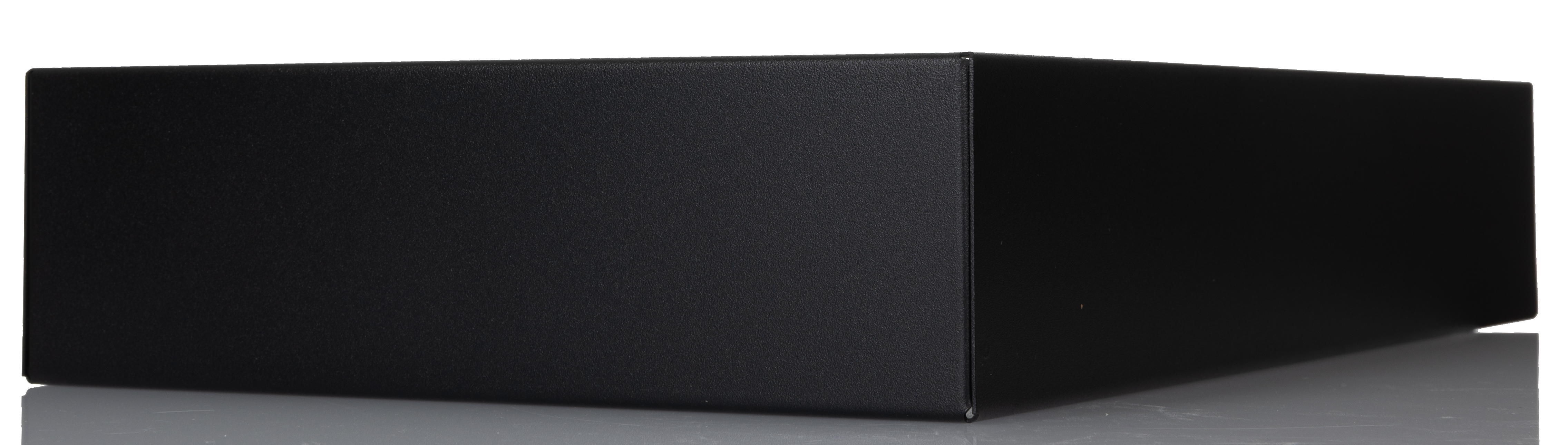 1441-32bk3 Hammond 1441 Series RAL 9005 Steel Enclosure Chassis, 76 mm H, 1in W, 254 mm D, 431.8 mm L For Use With 1441 Series