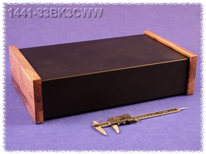 Hammond Steel Enclosure Chassis, 4 in H, 4in W, 14 in D, 431.8 mm L For Use With 1441 Series