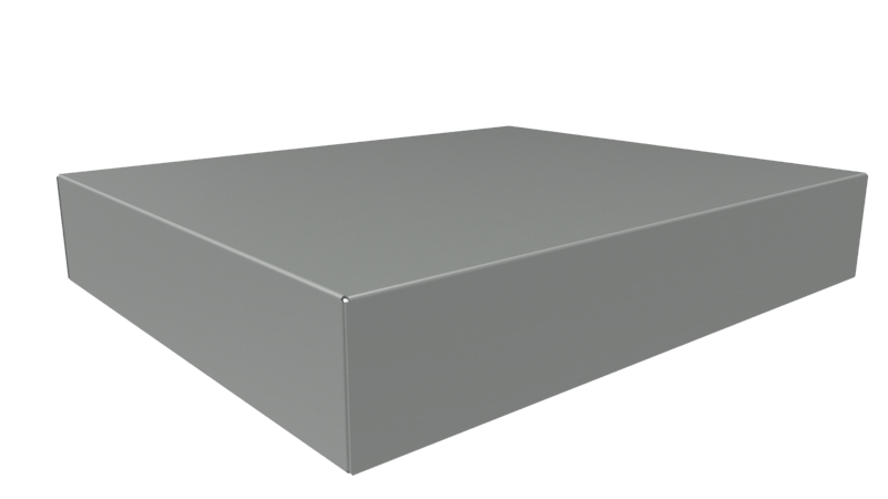 Hammond Steel Enclosure Chassis, 14 in H, 14in W, 14 mm D, 431.8 mm L For Use With 1441 Series
