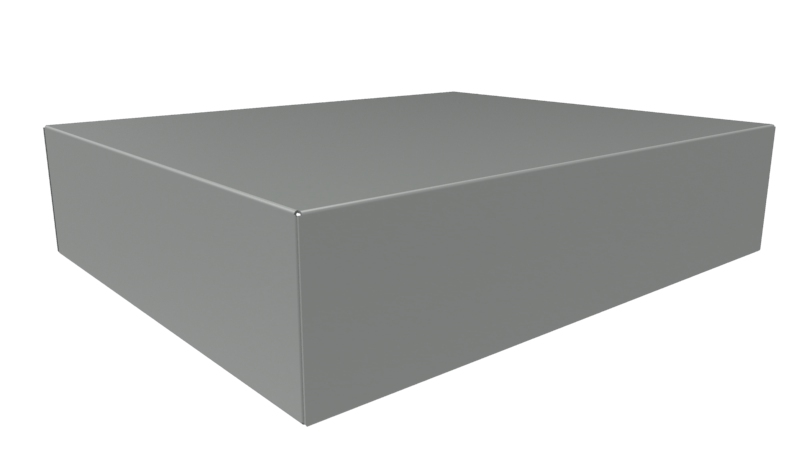 Hammond Steel Enclosure Chassis, 14 in H, 14in W, 14 in D, 431.8 mm L For Use With 1441 Series