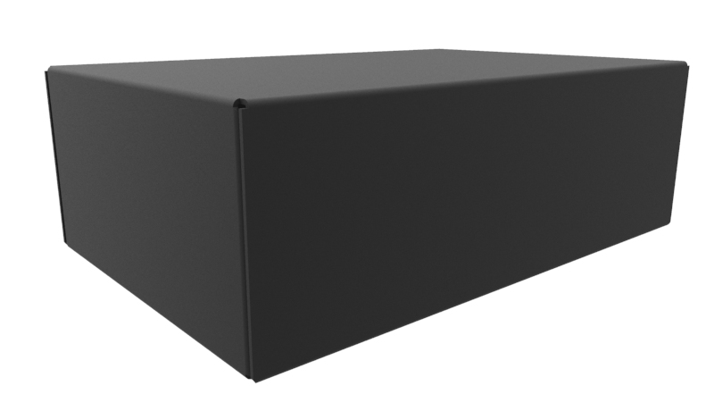 Hammond Steel Enclosure Chassis, 4 in H, 4in W, 14 in D, 152.4 mm L For Use With 1441 Series