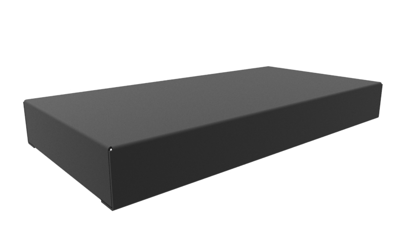 Hammond Steel Enclosure Chassis, 8 in H, 8in W, 101.6 mm L For Use With Enclosures