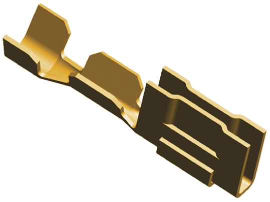 TE Connectivity CST-100 II Series Female Crimp Terminal, 26 AWG Min Crimp, 22 AWG Max